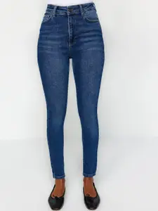 Trendyol Women Regular Fit Mid Rise Light Fade Cotton Jeans