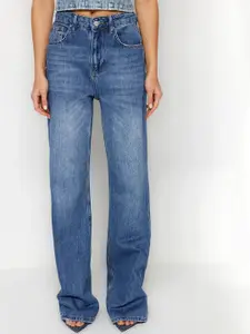 Trendyol Women Heavy Fade Pure Cotton Jeans