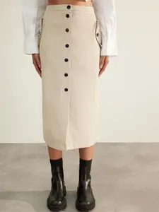 Trendyol Midi Length Straight Skirt