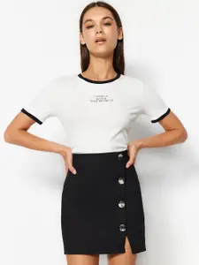 Trendyol High Waist A Line Mini Skirt