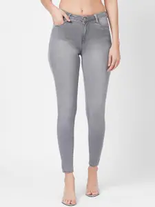 Kraus Jeans Women Skinny Fit High-Rise Heavy Fade Jeans