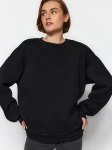 Trendyol Round Neck Long Sleeves Pullover Sweatshirt