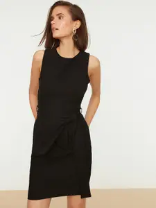 Trendyol Round Neck Sleeveless Sheath Dress