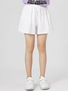 StyleCast Girls Mid-Rise Loose Fit Cotton Shorts