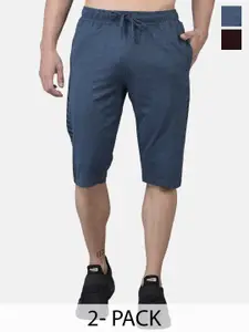 Dollar Men Pack Of 2 Mid-Rise Cotton Shorts