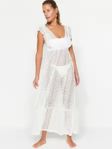 Trendyol V-Neck Sleeveless Maxi Dress