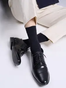 FAUSTO Men Textured Formal Derbys