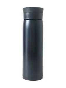 USHA SHRIRAM Black Stainless Steel Water Bottle 600ml