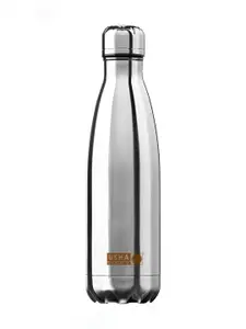 USHA SHRIRAM Silver-Toned Stainless Steel Water Bottle