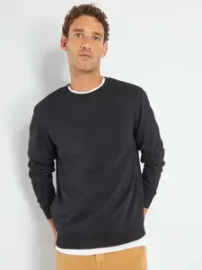 KIABI Woollen Ribbed Pullover Sweater