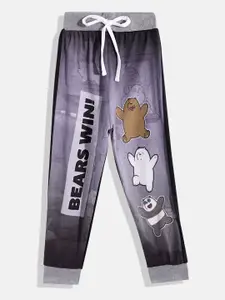 Eteenz Boys Printed Pure Cotton Joggers