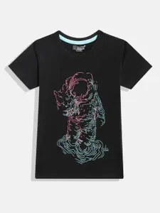 Eteenz Boys Graphic Printed Premium Cotton T-shirt