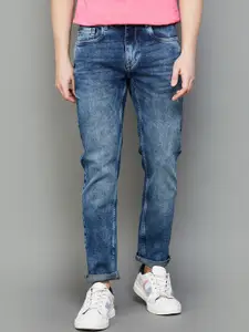 Forca Men Tapered Fit Heavy Fade Clean Look Stretchable Jeans