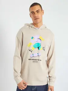KIABI Printed Hooded Sweatshirt