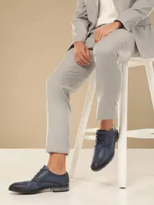 Bugatti Ben Comfort Men Textured Leather Formal Derbys