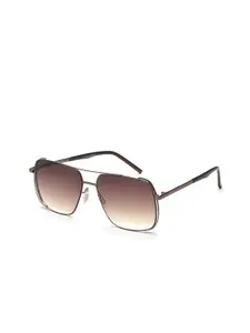 irus Men Square Sunglasses With UV Protected Lens IRUS_IRS1090C3SG