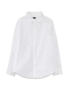 KIABI Boys Spread Collar Long Sleeves Cotton Regular Fit Casual Shirt