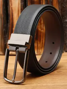 KAEZRI Men Leather Reversible Formal Belt