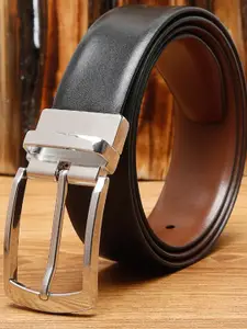 KAEZRI Men Leather Reversible Formal Belt