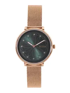 Titan Women Patterned Analogue Watch 2673WM03