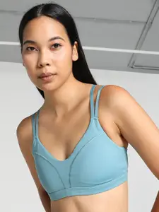 Puma EVERSCULPT Low Support Training Lightly Padded Moisture Wicking Workout Bra