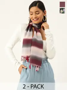 Trend Arrest Pack Of 2 Printed Scarf