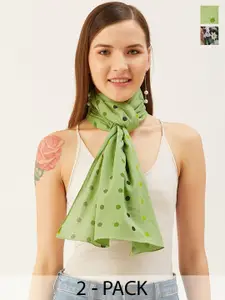 Trend Arrest Pack of 2 Printed Scarf