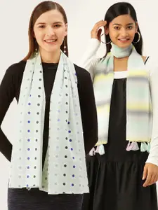 Trend Arrest Set of 2 Printed Scarf