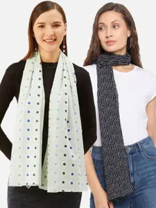 Trend Arrest Pack Of 2 Printed Scarves