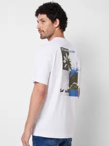 SPYKAR Round Neck Cotton Slim Fit T-shirt