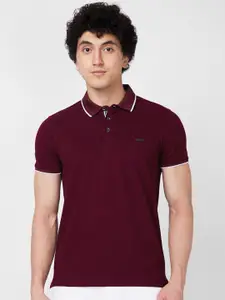 SPYKAR Polo Collar Slim Fit T-shirt
