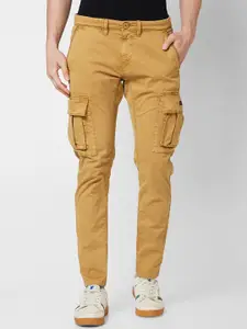SPYKAR Men Casual Cotton Cargos Trousers