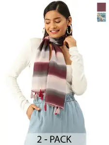 Trend Arrest Women Pack Of 2 Printed Scarf