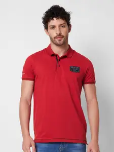 SPYKAR Polo Collar Slim Fit T-shirt