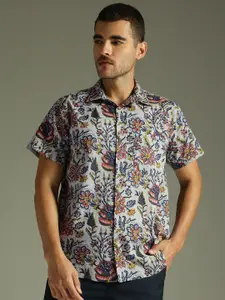DENNISON Block Printed Lightweight Casual Shirt