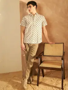 DENNISON Hand Block Oversized Lightweight Casual Shirt