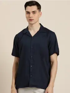 Hancock Relaxed Cuban Collar Short Sleeves Casual Shirt