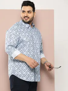 Sztori Men Plus Size Original Printed Casual Shirt