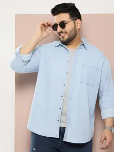 Sztori Men Plus Size Original Solid Casual Shirt