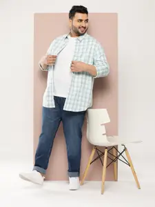 Sztori Men Plus Size Original Checked Casual Shirt