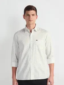 Arrow Sport Slim Fit Printed Twill Casual Shirt