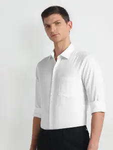 Arrow Long Sleeves Spread Collar Slim Fit Pure Cotton Formal Shirt