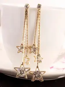 AVANT-GARDE PARIS Gold-Plated Star Shaped Drop Earrings