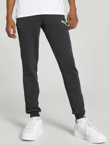Puma Men Knitted Graphic Printed Slim Fit Cotton Slim-Fit Joggers