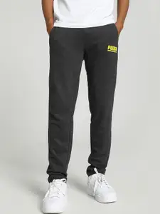 Puma Men Logo Printed Cotton Slim-Fit Track Pants