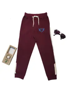 BAESD Boys Mid-Rise Cotton Joggers