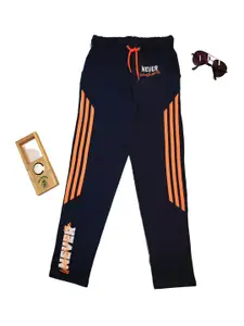 BAESD Boys Mid-Rise Striped Cotton Joggers