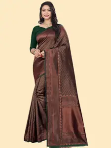 Celeb Styles Ethnic Woven Design Zari Banarasi Saree