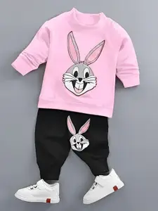 BAESD Infant Boys Printed Sweatshirt with Trouser