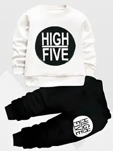 BAESD Infant Boys Printed Sweatshirt with Trouser